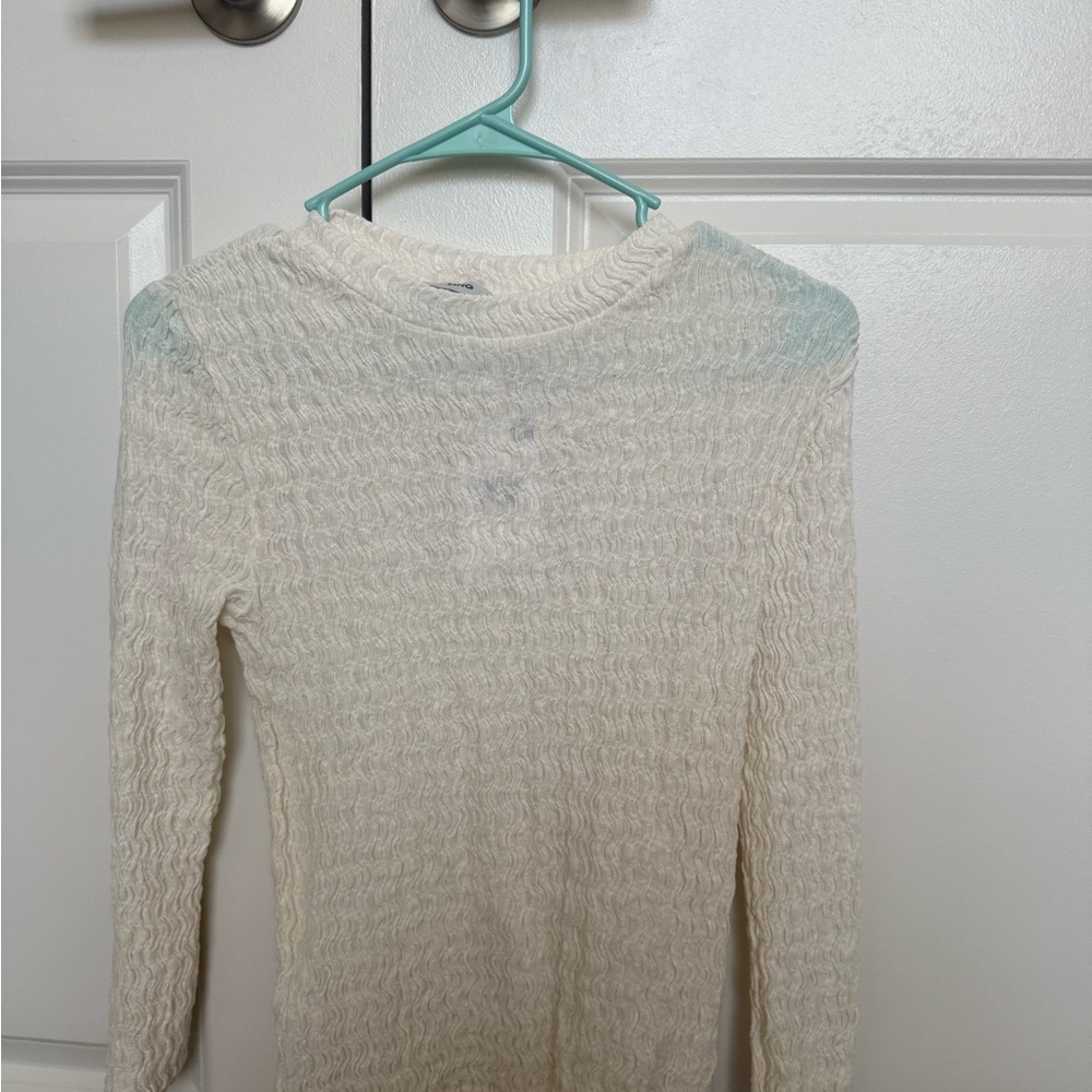 Mango Cream Textured Longsleeve